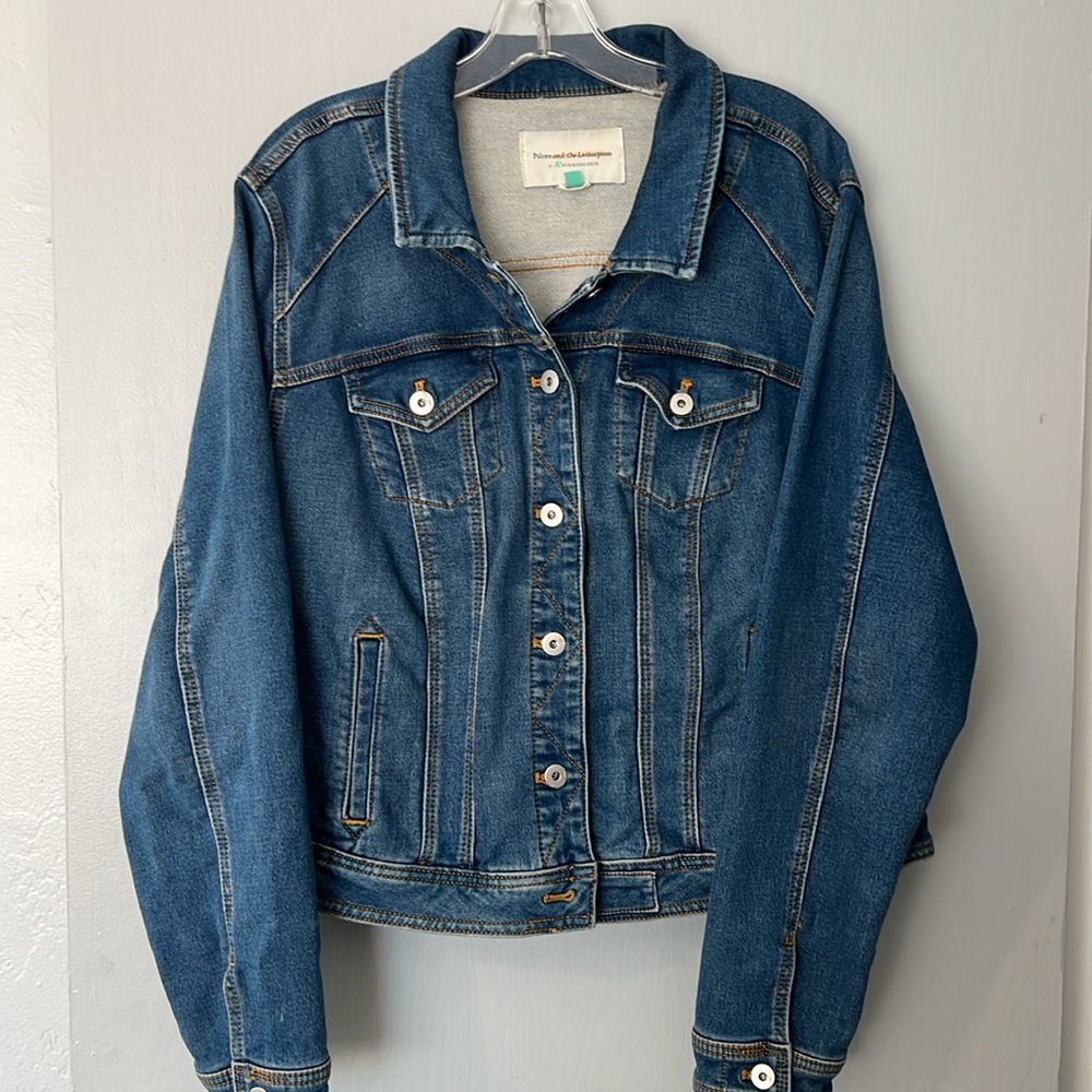Anthropology Pilcro Jean Jacket 2x